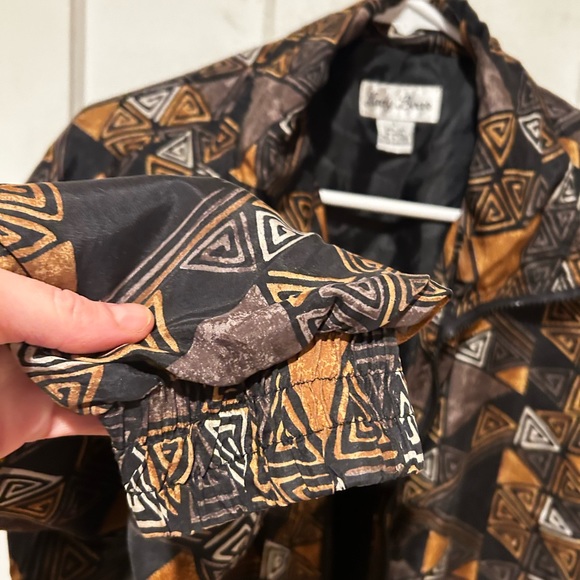 Lady Bear vintage silk bomber - Picture 2 of 10